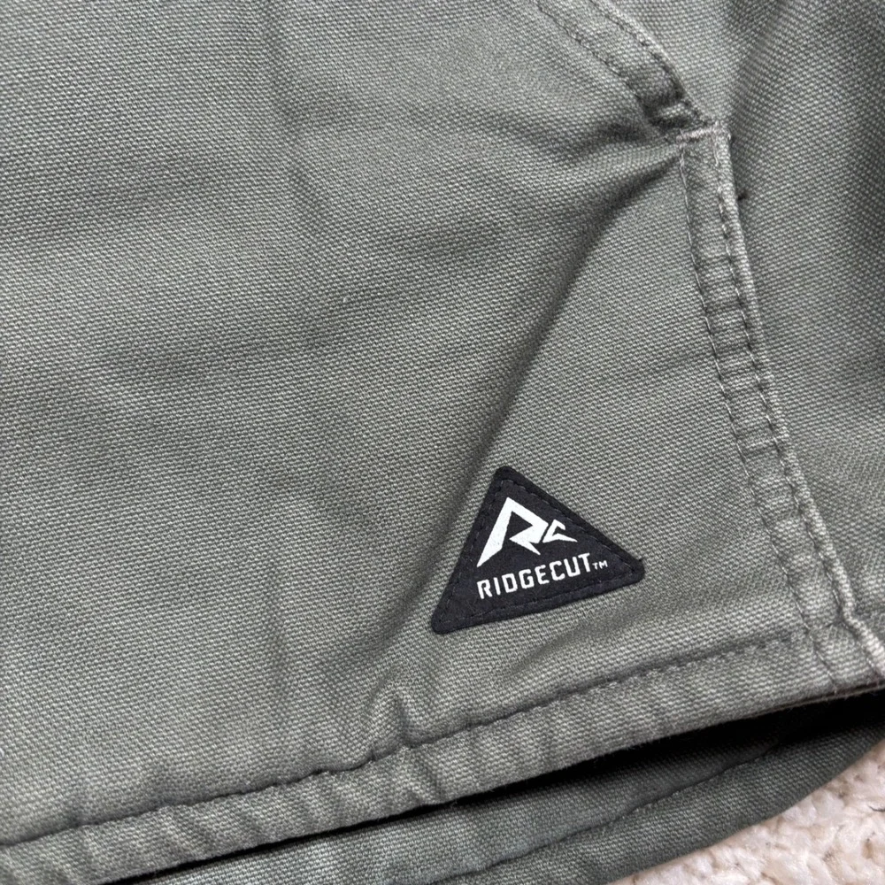 Ridgecut‎ Sherpa Lined Canvas Vest Tractor Supply 85th Anniversary Green L